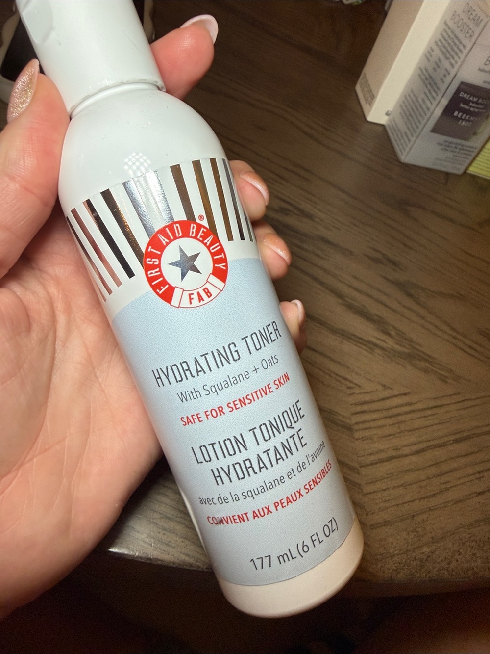 First Aid Beauty Hydrating Toner - Light Blue and White